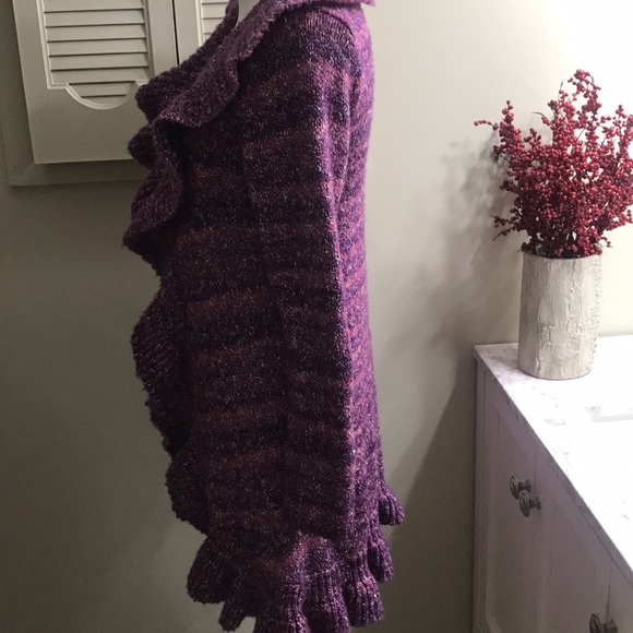 Purple & Pink Sweater Shrug - Picture 3 of 7